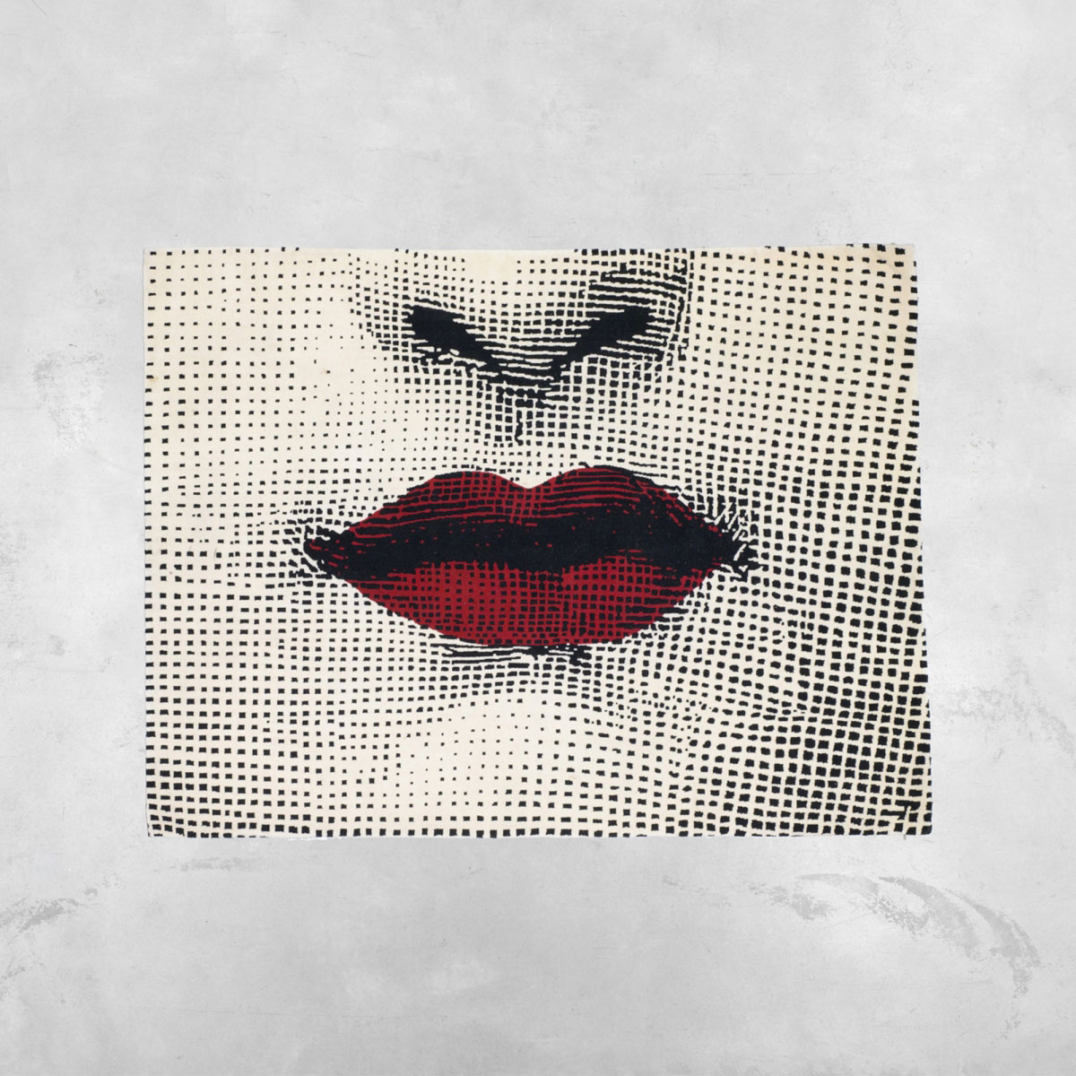 Carpet 'Il bacio' Barnaba Fornasetti pic-1