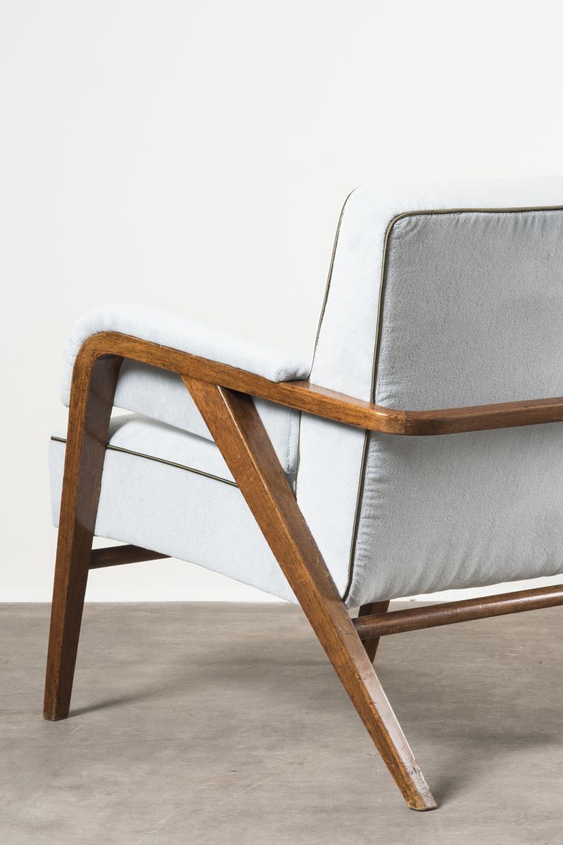  Pair of armchairs Franco Albini pic-4
