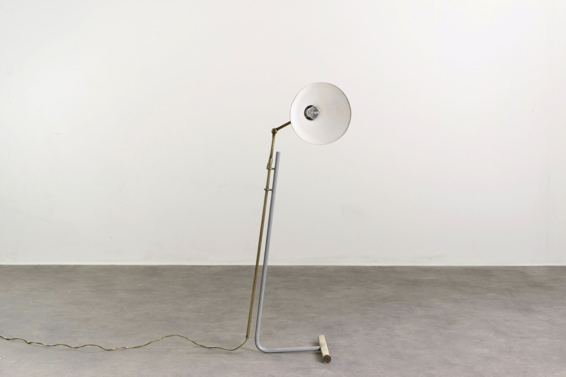 Rare adjustable floor lamp mod. 1045 Gino Sarfatti pic-1
