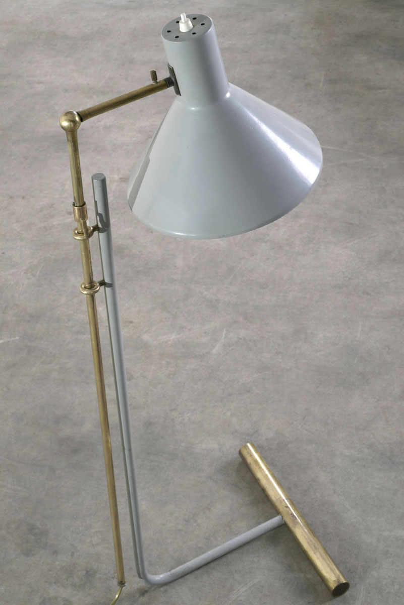 Rare adjustable floor lamp mod. 1045 Gino Sarfatti pic-4