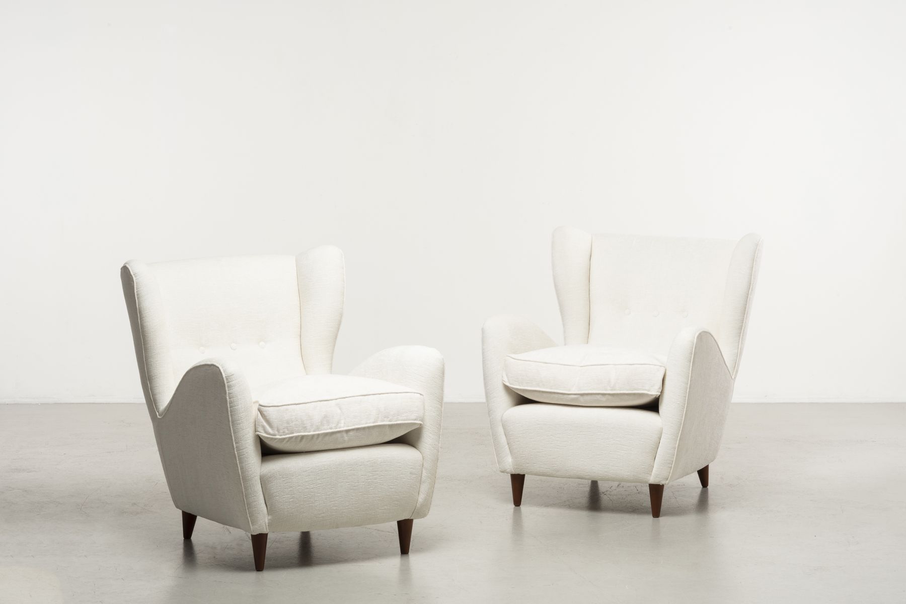 Two Conte Grande armchairs Gio Ponti pic-3