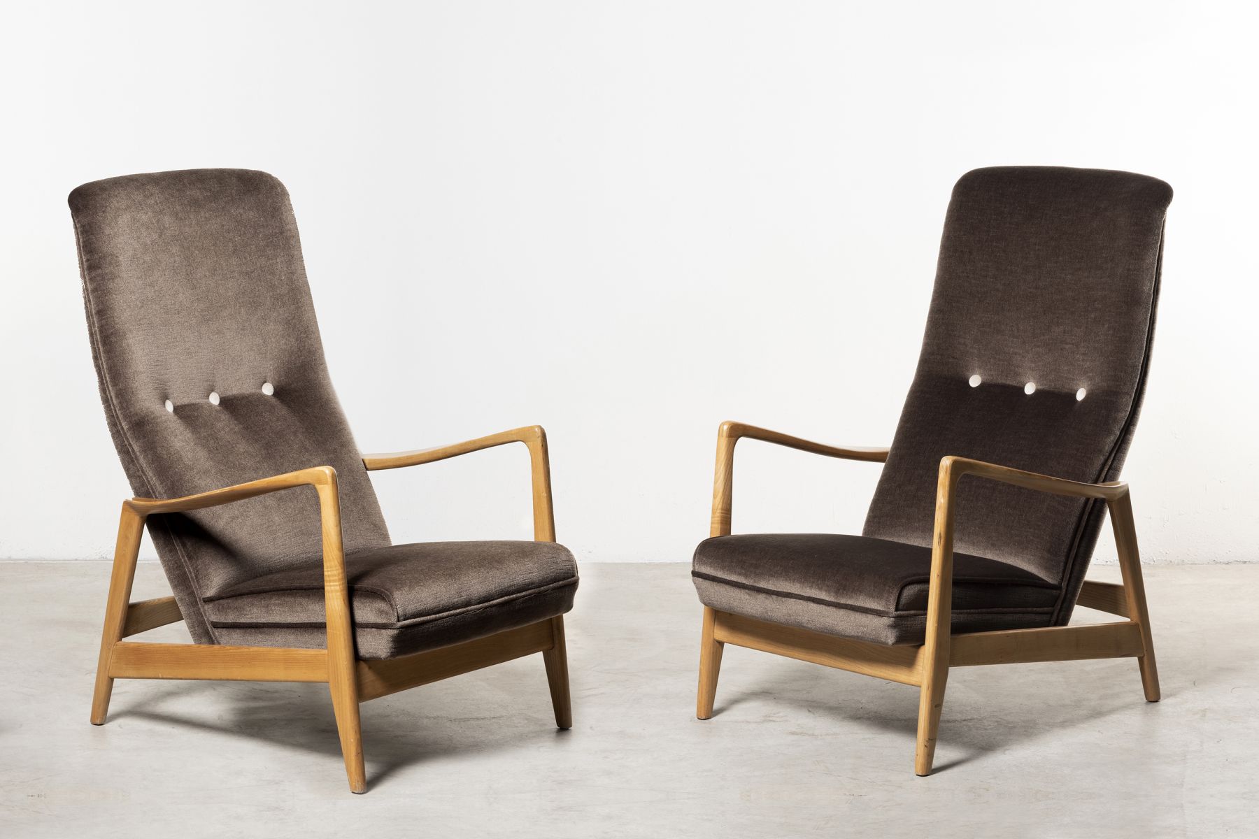 Three easy chairs Gio Ponti pic-1