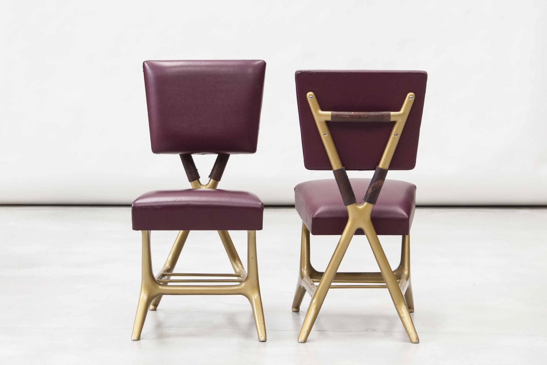 Pair of chairs Giulio Minoletti pic-1