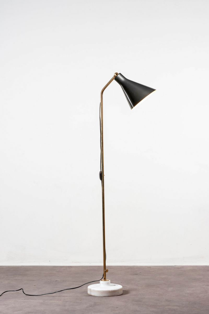 Extendible floor lamp Mod. LT3 Ignazio Gardella pic-1