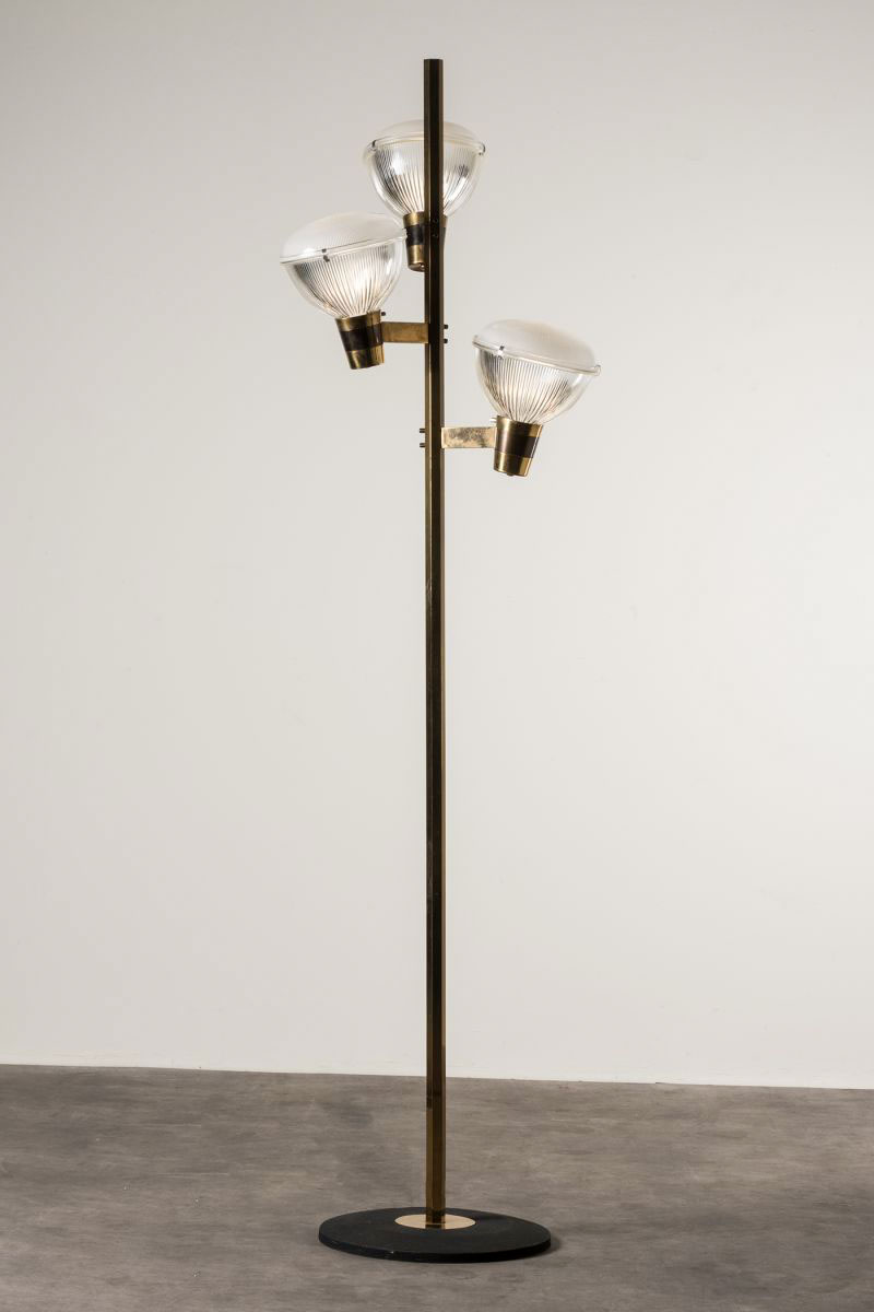 Three‐lights floor lamp Ignazio Gardella pic-1