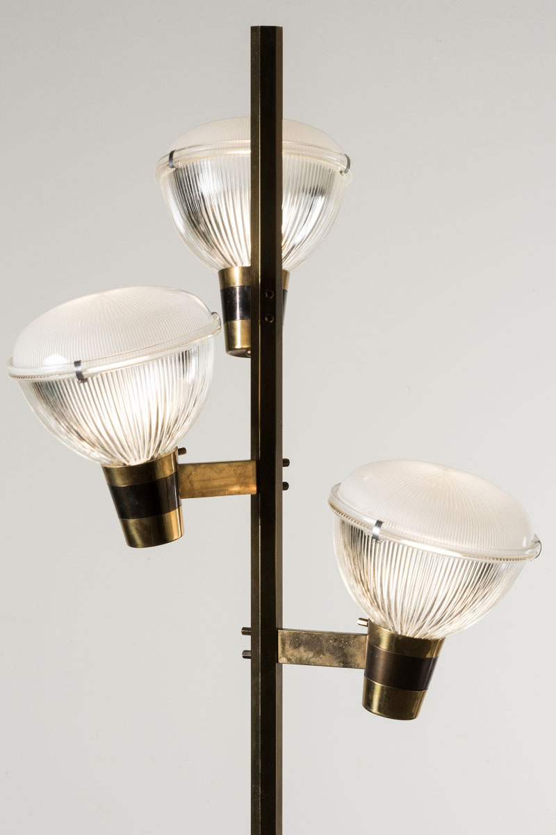 Three‐lights floor lamp Ignazio Gardella pic-3