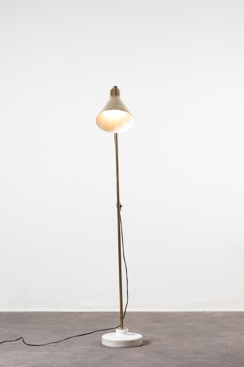 Extendible floor lamp Mod. LT3 Ignazio Gardella pic-5