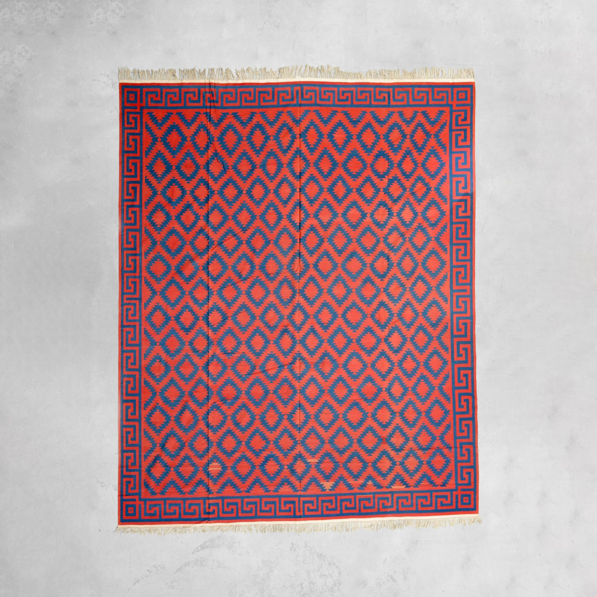  Dhurrie Carpet | 486 x 456 cm Antique carpet - India  pic-1