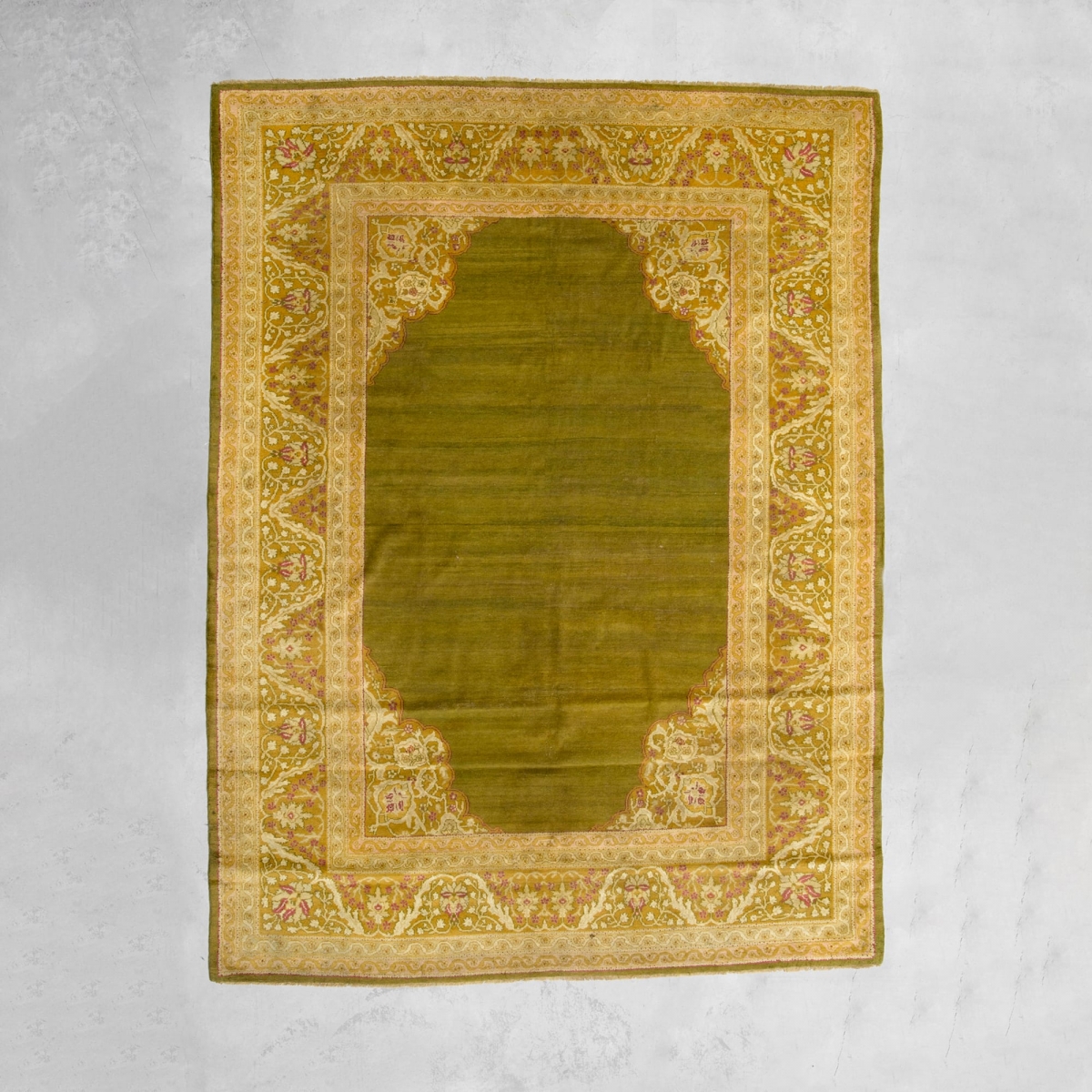 Amritsar carpet | 350 x 278 cm Antique carpet - India  pic-1