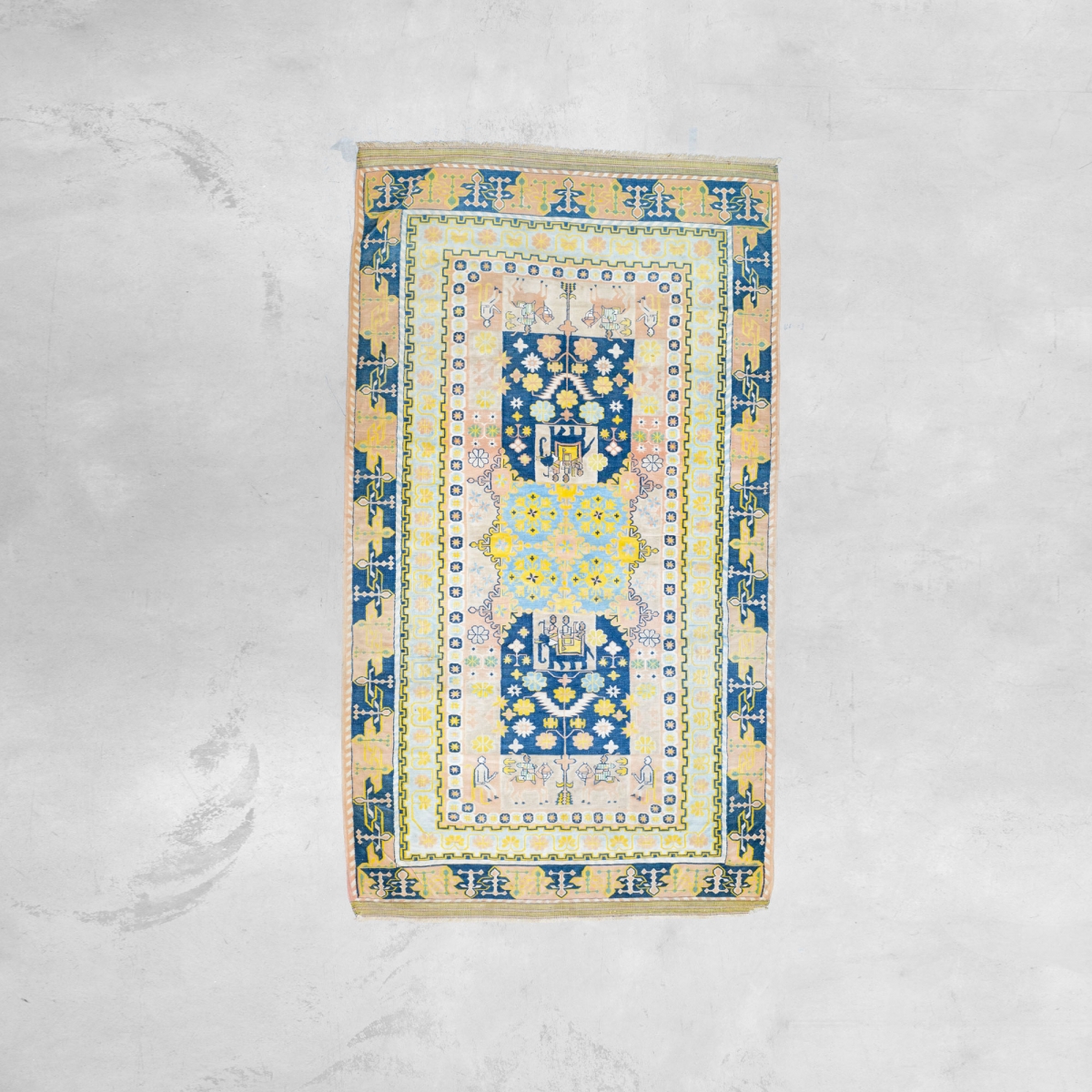  Dhurrie carpet | 256 x 140 cm  Antique carpet - India  pic-1