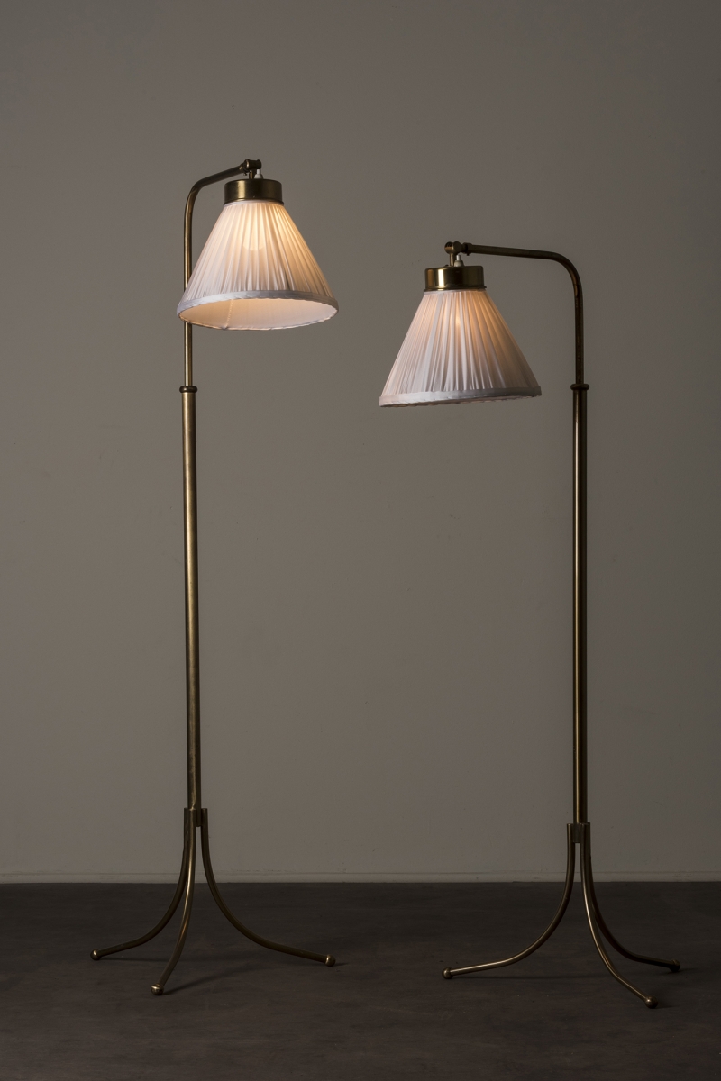 Pair of adjustable floor lamps mod. 1842 Josef Frank pic-1