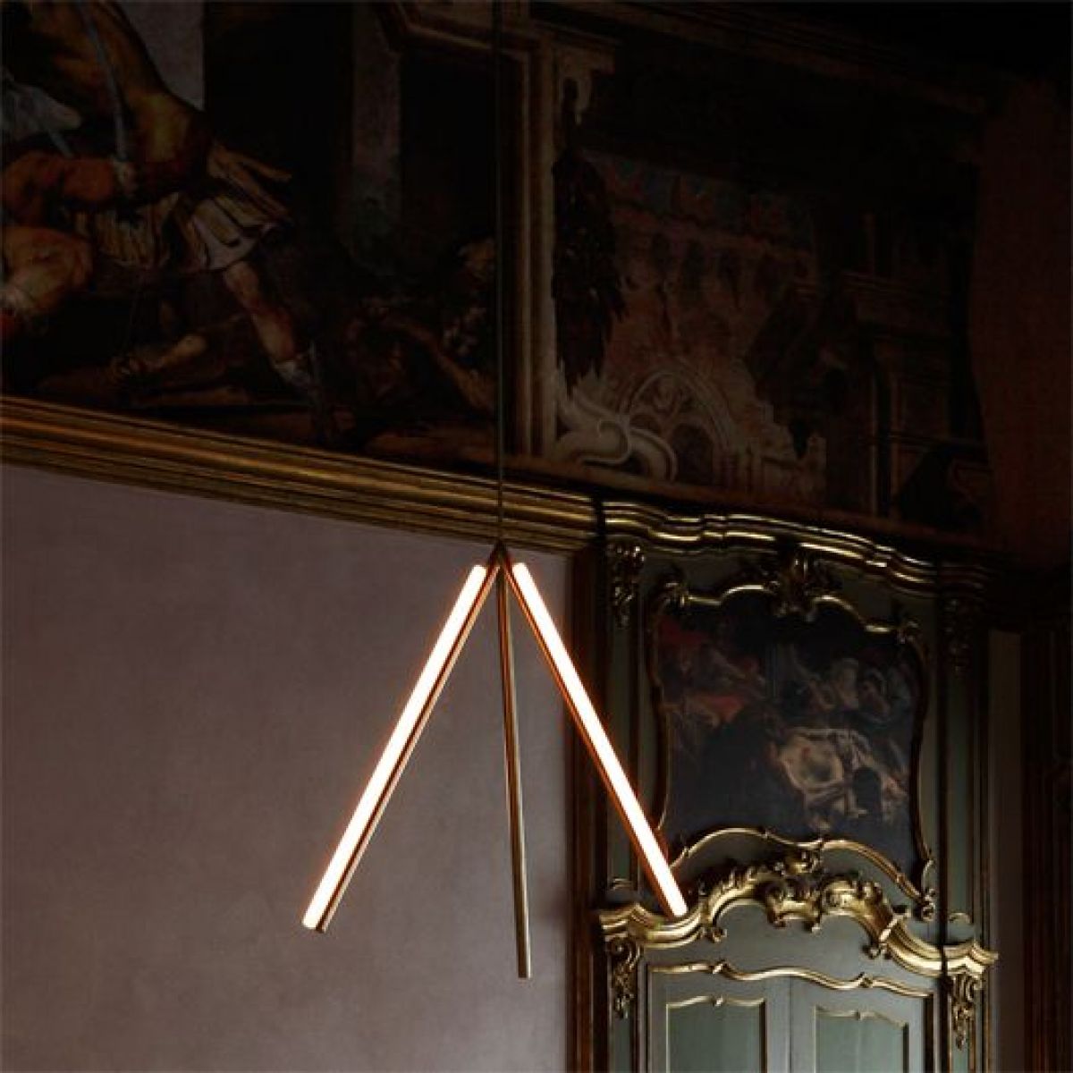 Pendant Light 1, “Lit Lines ” collection Michael Anastassiades pic-1