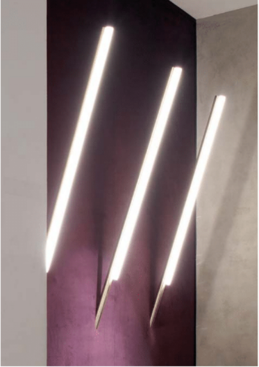 Lampada a parete Lit Lines Collection – Wall Mounted Michael Anastassiades pic-1
