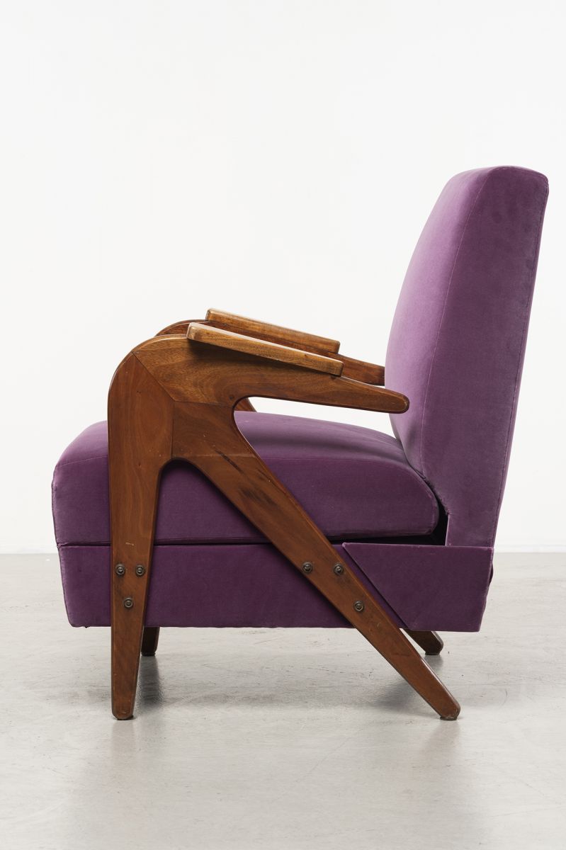 Two reclining armchairs Lina Bo Bardi, Giancarlo Palanti: Studio d'Arte Palma  pic-4