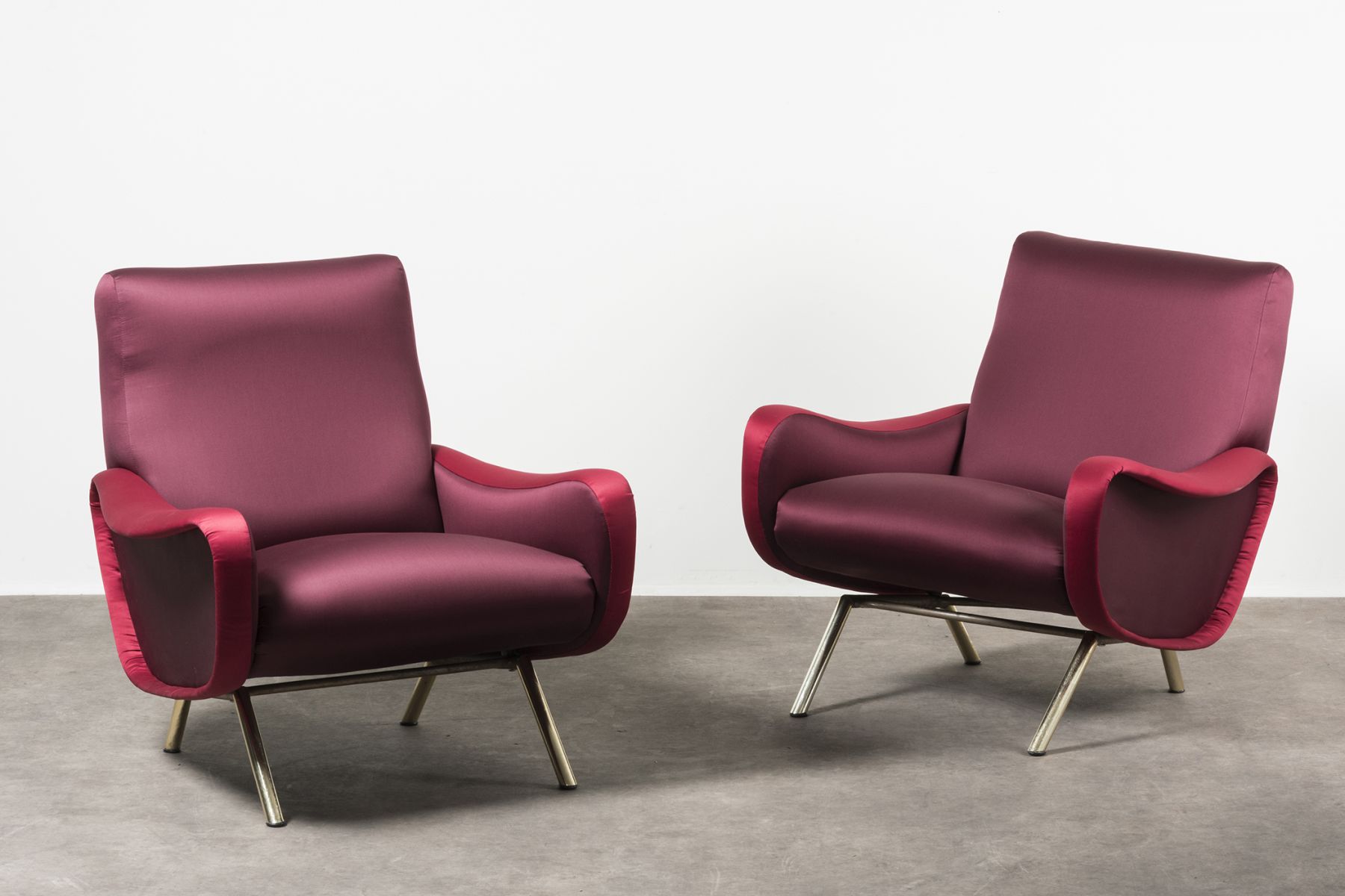 Two armchairs mod. 720 'Lady'  Marco Zanuso pic-1