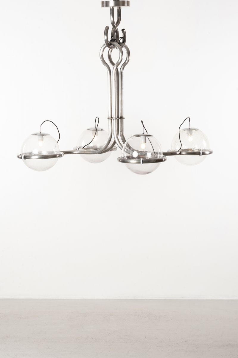 Eight ceiling lamp Giulio Sterbini pic-1