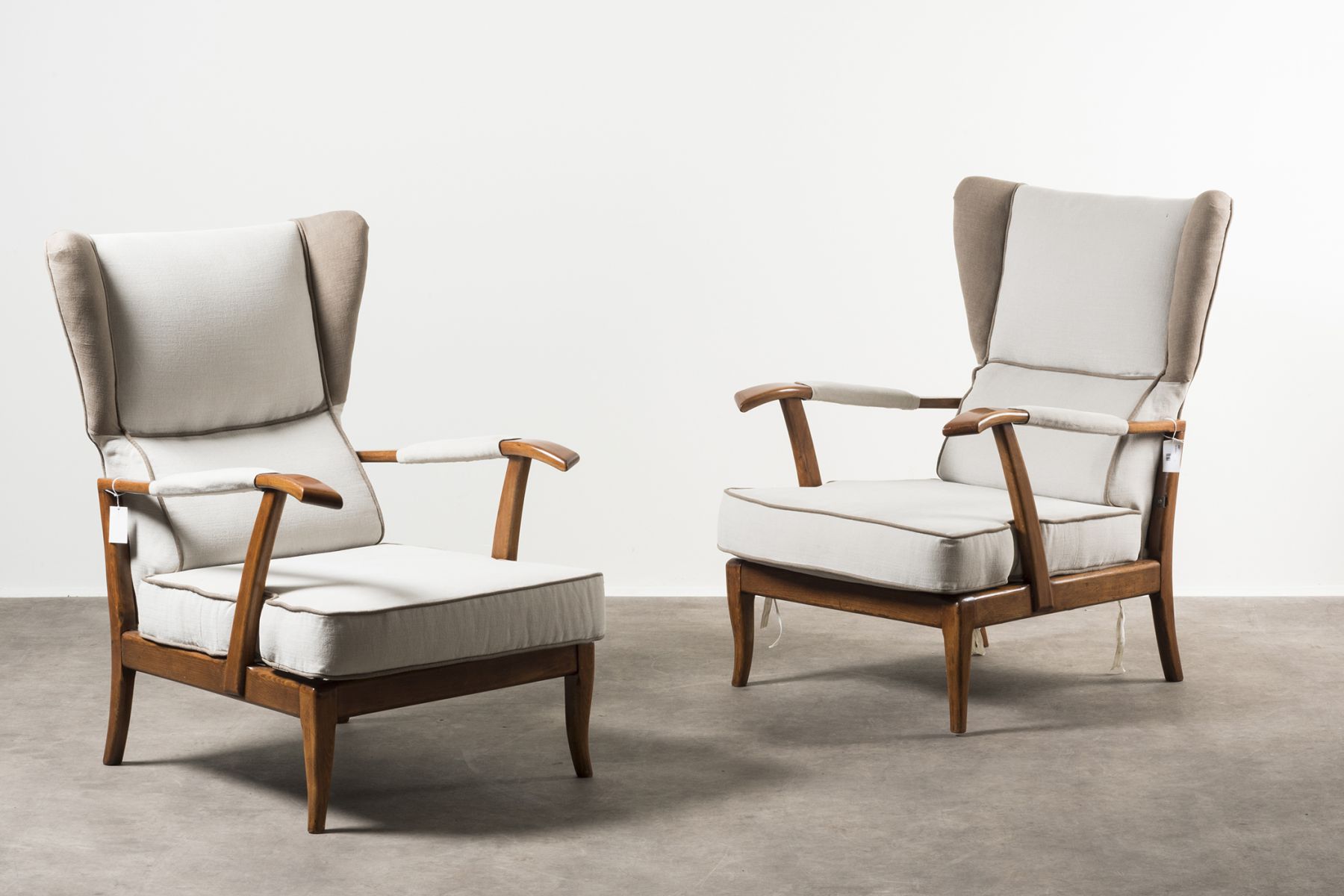 Pair of armchairs  Paolo Buffa pic-1