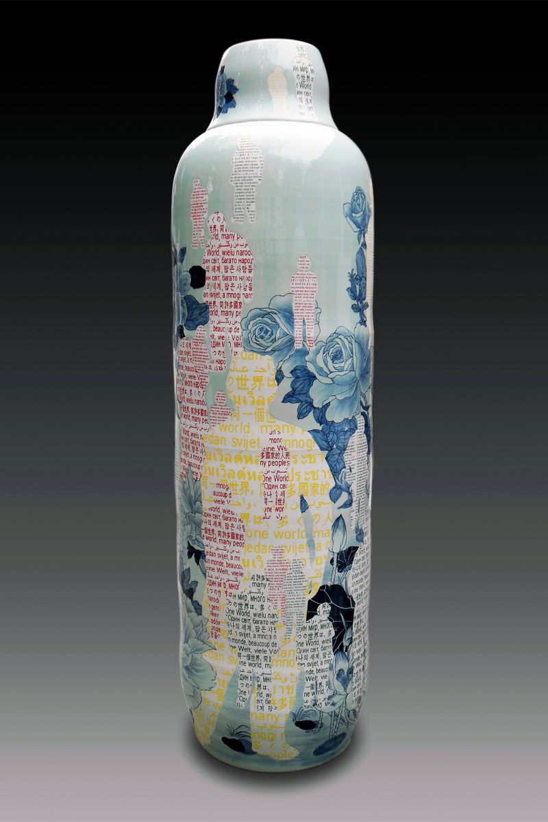 'One World, Many People no. 2' porcelain Sin Ying Cassandra Ho pic-1