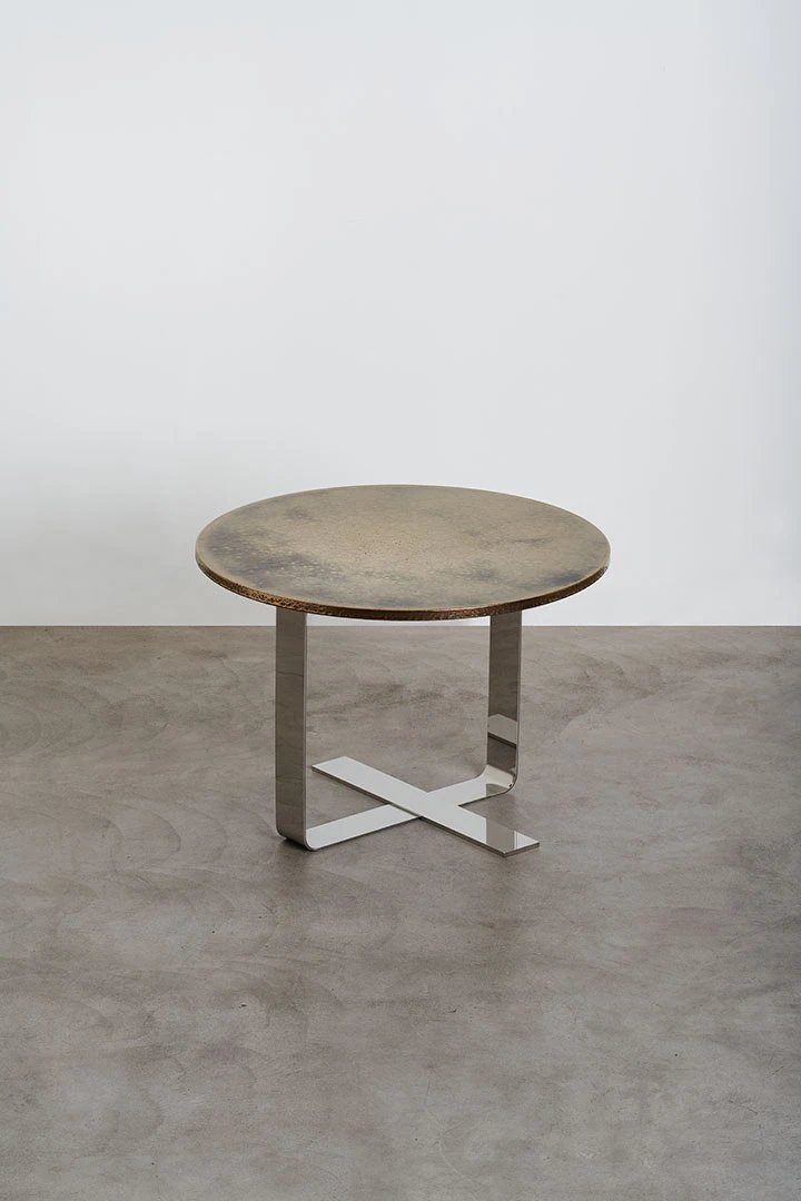 Low table Claire lava stone high by Sette7 for Nilufar Edition, view 16