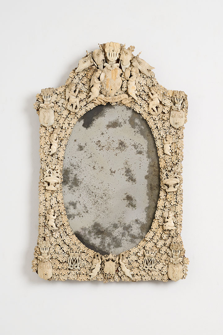 Ivory Mirror from Nilufar Archive